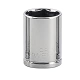 Powerbuilt 940098 1/2 Dr. 6 Pt. Metric Standard Socket, 21mm by Powerbuilt