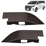 DodoxDIY 適用 新型 アルファード40系 ヴェルファイア 40系 カスタム アクセサリー パーツ 車種専用 室内装 用品 グッズ インテリア 中門 パワー ウィンドウスイッチ ガーニッシュ パネル カバー 艶消木目調ブラウン