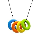 Silicone Teething Necklace For Mom To Wear - BPA Free, Dishwasher Safe, Stylish Teether, Mom Approve