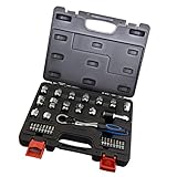 P Prettyia ラチェットレンチツール　1セット　32ピース　六角形　スクリュー　ドライバスクリュー　ドライバキット　