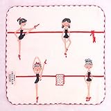 シンジカトウ　バレエシリーズ　タオルチーフ　レッスンバー