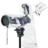 18インチのロングカメラレインカバー フラッシュダストスリーブプロテクター付き 2枚パック Canon EOS R5 R6 Rp 5D 6D 7D 90D 80D 77D 70D Z7II Z6II Z5 Z50 D850 D810 D780 D750 D610 D500 D3500用 0 D56 00 D7500。