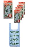 コア 手さげ袋 カメ 125枚 (25枚×5冊) 約4-6L 幅30cm×縦40cm 厚さ0.015mm 動物柄 レジ袋 小分け袋 ゴミ袋 おむつ入れ K-843S