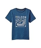 (ボルコム) VOLCOM キッズTシャツ Realized Short Sleeve Tee (Toddler/Little Kids) Blue Smoke 3T n/a [並行輸入品]