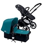 Bugaboo Buffalo Black Frame Stroller (Petrol Blue) by Bugaboo [並行輸入品]