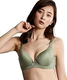 [ニッセン] ブラジャー 脇すっきり柔らかモールドブラジャー（トリンプ） モスグリーン E80