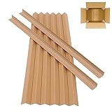 Cestry 2024 梱包 角あて 10枚 1m長さ コーナーパッド ダンボール 角 保護 カバー コーナープロテクター エッジガード 引っ越し 耐久性 梱包材 30*30mm 3mm