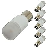 LEDwholesalers Bayonet Dual Contact BA15d Base Omnidirectional 2-Watt LED Light Bulb 12V AC/DC or 10