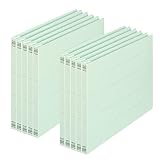 プラス フラットファイル 樹脂製とじ具 A4 ヨコ 10P ブルー 78-255 NO.022N-10P
