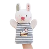 ウサギのモデルの手の人形動物の人形早期学習人形のファンシーおもちゃ