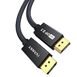 iVANKY 80Gbps 16K DPケーブル Displayport ケーブル 2.1規格【ゲーミング3M】16K@60Hz, 8K@240Hz, 4K@540Hz/480Hz/240Hz，ディスプレイポート ケーブル DP 2.1ハイスピードDP ケーブ ル、HDR/DSC1.2a/HBR20/ FreeSync＆G-Sync などに対応 モニターケーブ ルディスプレイポートケーブ ル