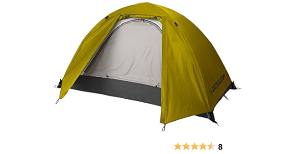 Amazon Dunlop ダンロップ 3シーズン用ツーリングテント 1人用 マスタード R127 Mu ダンロップ Dunlop テント本体