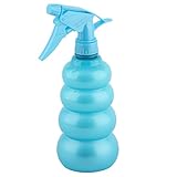 uxcell トリガースプレーボトル?シアン?ひょうたん型?プラスチック 560ml 野菜?花?植物?ホーム?