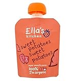 Ella's Kitchen Sweet Potatoes Stage 1 from 4 Months 70g (Pack of 2) - エラのキッチンサツマイモステージ1～4ヶ月の70グラムから 