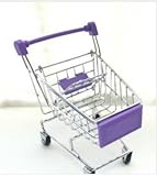 Asien 1pcスーパーミニショッピングカート買い物HandcartユーティリティカートモードストレージToy (レッド) パープル GK2GQIY08DW33159EE