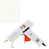 Anself 100-240V 150W プロ ホットメルト接着ガン 20本の接着剤スティック付き 140〜220℃ 調節可能な温度 修復ツール
