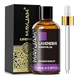 MAYJAM アロマオイル ラベンダー 精油 100ml エッセンシャルオイル 天然100% ラベンダーオイル アロマ ディフューザー／加湿器用 芳香用 プレゼント