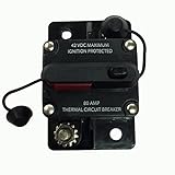 WirthCo 31201 Battery Doctor 80 Amp Manual and Switchable Reset Circuit Breaker with Terminal Cover 