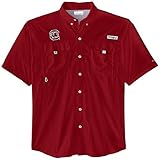 NCAA South Carolina Fighting軍鶏メンズCollegiate Bahama半袖シャツ、Beet、XXL