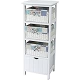 キルト トールチェスト [W31 x D26 x H78.5cm] 家具 収納家具 チェスト