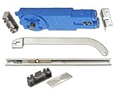 ジャクソン調節可能なスプリング電源マルチサイズ90度。Non hold-openオーバーヘッドConcealed Closer w / " S "オフセットslide-armパッケージAlmn – 2