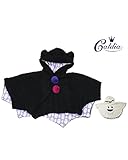 【子供服】 Caldia (カルディア) 黒猫・おばけボアポンチョ・ケープ・マント M A54140