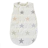 （アーネス）Arnes 主婦が選んだ 6重 ガーゼ スリーパー オーガニック コットン 星（70-120cm ２から７歳）