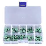 【50個入り】 端子台 ターミナルブロック コネクター ネジ端子ブロック 2.54mmピッチ PCBターミナルブロック PCBマウント 汎用 2ピン 3ピン 4ピン