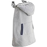 リスネコ（Lisnec） 抱っこひもカバー ベビーキャリアカバー　防寒軽量　ウィンターカバー 　ウォーマー フード、収納バッグ付き 