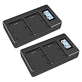 VEMMIO 2X Np-Fz100 Npfz100 Fz100バッテリー充電器 Alpha A9, Alpha A7R Iii, A7R Mark 3, Alpha A7 Iii, A7 Mark 3用