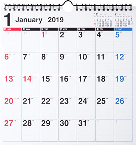 高橋 2019年 カレンダー 壁掛け B4変型 E78 ([カレンダー])