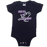 YoungPunks Baby Ninja inトレーニングOnesie US サイズ: 3-6 Months カラー: ブラック