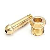 cga-510ナット& 3インチニップルレギュレータInlet継手1 / 4 NPT "