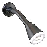 LASCO 08-2299 6-Inch Arm And Flange Shower Head with Adjustable Spray, Chrome Plated [並行輸入品]