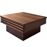 タンスのゲン センターテーブル 完成品 木製 天然木 幅80cm ウォールナット 無垢 7102004500