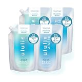 ululis 詰め替え 4点セット シャンプー トリートメント つめかえ (280mL / 280g) ウルリス 詰替 (AQUQ 4点)