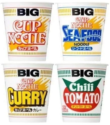 Amazon.co.jp: [4種] 日清 カップヌードル BIG 詰合せ /しょうゆ×3個