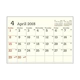 ユナイテッドビーズ カレンダー 2018年 4月始まり 壁掛け A4 Eタイプ CL184-E-A4