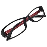 [OTC] ブルーライト カット 伊達メガネ メンズ 大きいサイズ おしゃれ かっこいい UVカット PC ちょい悪 TR9506BC-14-BKRD
