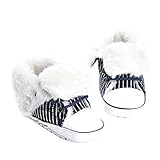 Domybest秋冬 子供用室内靴 子供のスパンコールシューズ スノーブーツ かわいい ソフトソール 写真小道具 おしゃれな 贈り物 0-1歳に適して