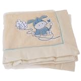 赤ちゃん・ベビー用 どうぶつのデザイン スーパーソフト ふかふか ベビーカーブランケット ベビー毛布 (77cm x 98cm) (ブルー)
