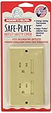 Mommys Helper Safe Plate Electrical Outlet Covers Decora, Almond [並行輸入品]