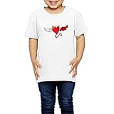 面白い 子供 天使とデビルの選択　難しい Ｔシャツ タイツ White Size 5-6 Toddler