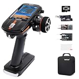 Radiolink RC8X 2.4GHz RC プロポ セット 多国語 8 チャンネル 送信機セット(技適認定済)｜R8FG&R4FGM V2.2 ジャイロ受信機付き｜4.3 インチフルカラー IPS タッチスクリーン搭載｜600m 長距離通信対応｜RC クローラー/ドリフトカー/ボートモデル専用