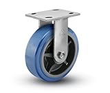 Shepherd Prism Series 6 Diameter Urethane on Polypropylene Wheel Rigid Caster, 4-1/2 Length x 4 Widt