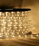 CBconcept 120VLRS-50FT-WW 120-volt 2-Wire 1/2-Inch LED Rope Light, 1.0-Inch LED Spacing Christmas Li
