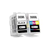 J-ECO製 BC-365XL BC-366XL 染料 お得な2本セット 大容量 ISO14001、ISO9001、CE、SGS認証工場 キヤノン用 詰め替えインクカートリッジ (BC-365 BC-366 BC-365XL BC-366XL BC-365BK BC-366CL BC-365XLBK BC-366XLCL)
