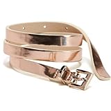 オールドネイビー OLD NAVY/ スキニーメタリックベルト ローズ ゴールド 小物ジュエリー・ヘアーアクセサリー M (8歳)【並行輸入】