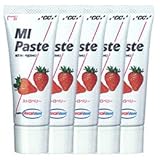 GC MIペースト 40g × 5本セット 歯科専用 いちご/ストロベリー