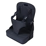 ヤトミ happiness 持ち運びできる 肩ベルト付き お食事クッション BS-1120-NV ブースターシート